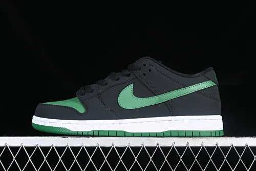 All categories Nk SB Dunk series Nk SB Dunk Low low-top sneakers K version Nk SB Dunk Low black and green Dunk series low-top casual sports skateboard shoes BQ6817-005